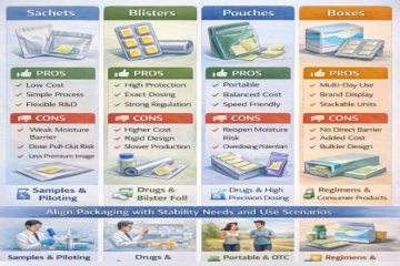 How to Choose ODF Packaging: Pros and Cons of Sachets, Blisters, Pouches, and Boxes