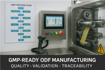 GMP-Ready ODF Manufacturing: Quality, Validation, Traceability