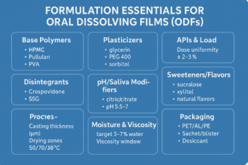 Formulation Essentials for Oral Dissolving Films (ODFs)